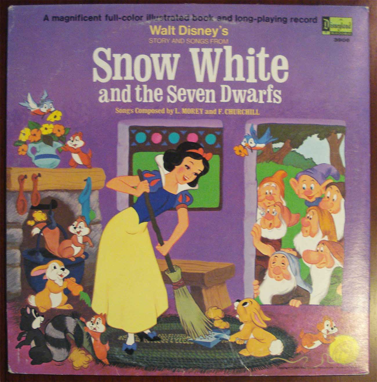 Walt Disney's Story And Songs From Snow White And The Seven Dwarfs (1969) Vinyl LP 33rpm 3906