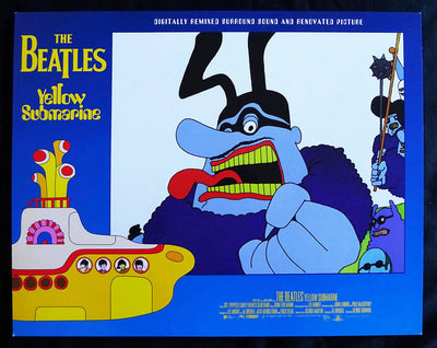 The Beatles Yellow Submarine Set Of 8 Lobby Cards (1999) Very Fine Condition Re-Release