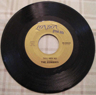 The Zombies - She's Not There-Tell Her No (1965) Vinyl Single 45rpm 5N-59029